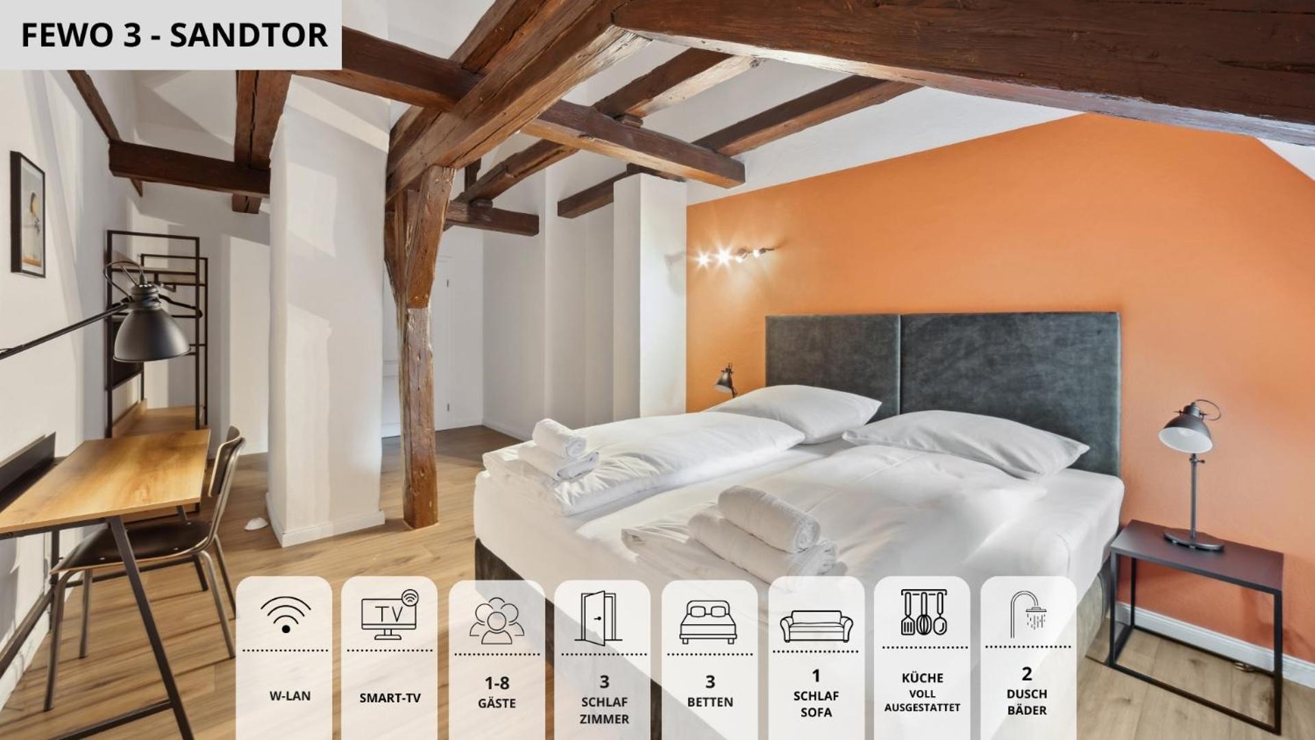 Neu Sandapart32 - 3 Tolle Fewos Von 1-8 Pers Mitten In Der Altstadt * Bamberg
