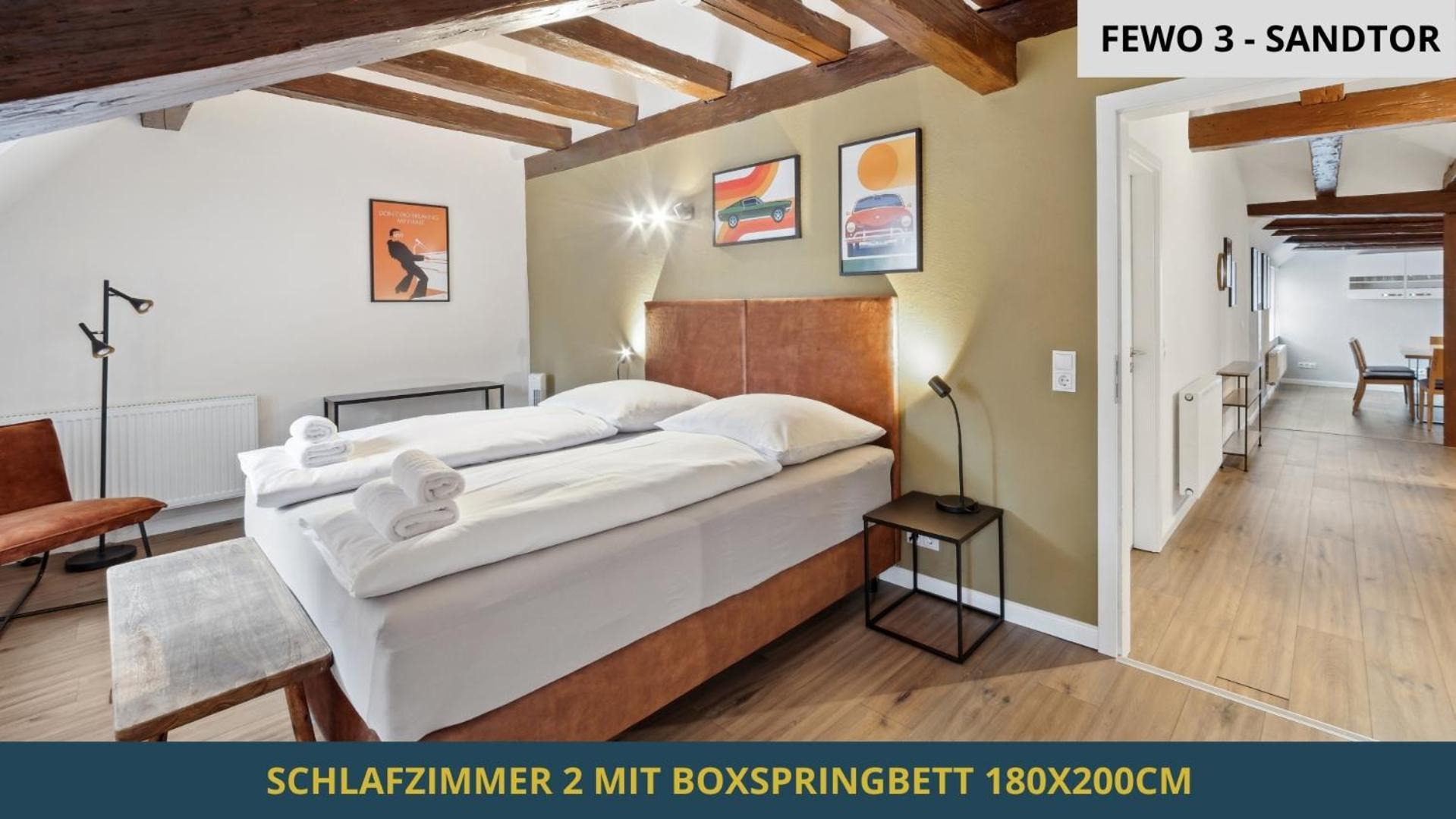 Neu Sandapart32 - 3 Tolle Fewos Von 1-8 Pers Mitten In Der Altstadt Apartment